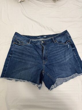 Old Navy Dark Blue Denim Cutoff Shorts